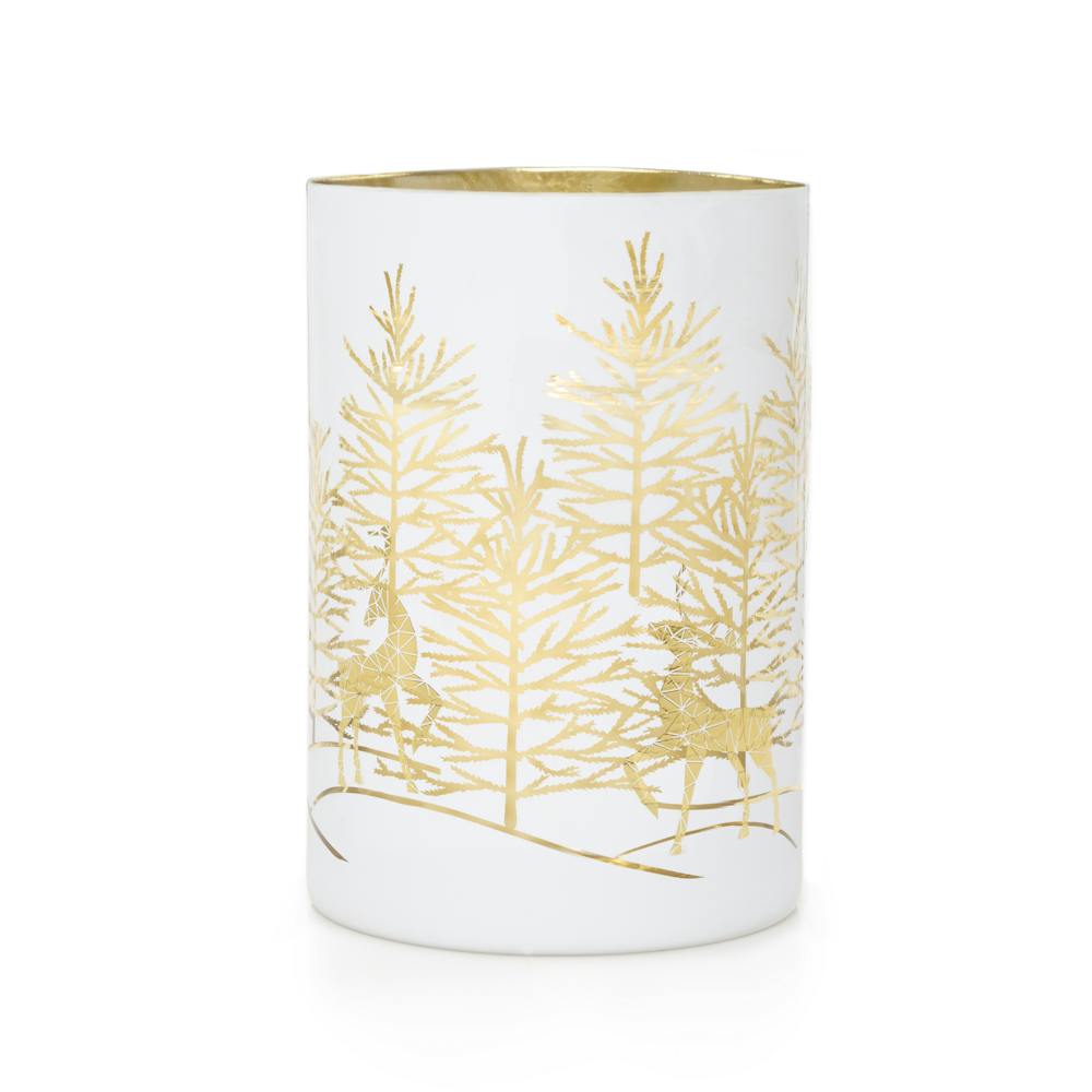 Flicker Reindeer  Jar Candle Holder