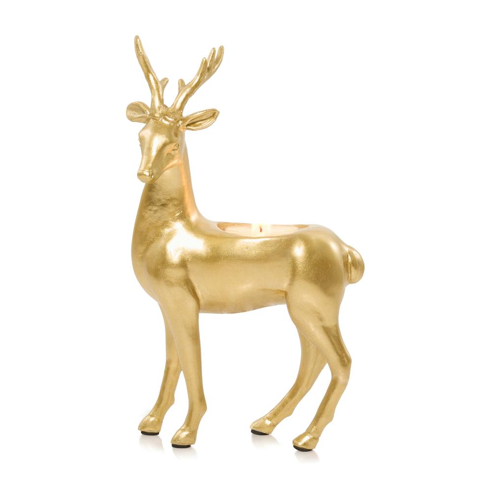 Standing Reindeer  Tea Light Candle Holder